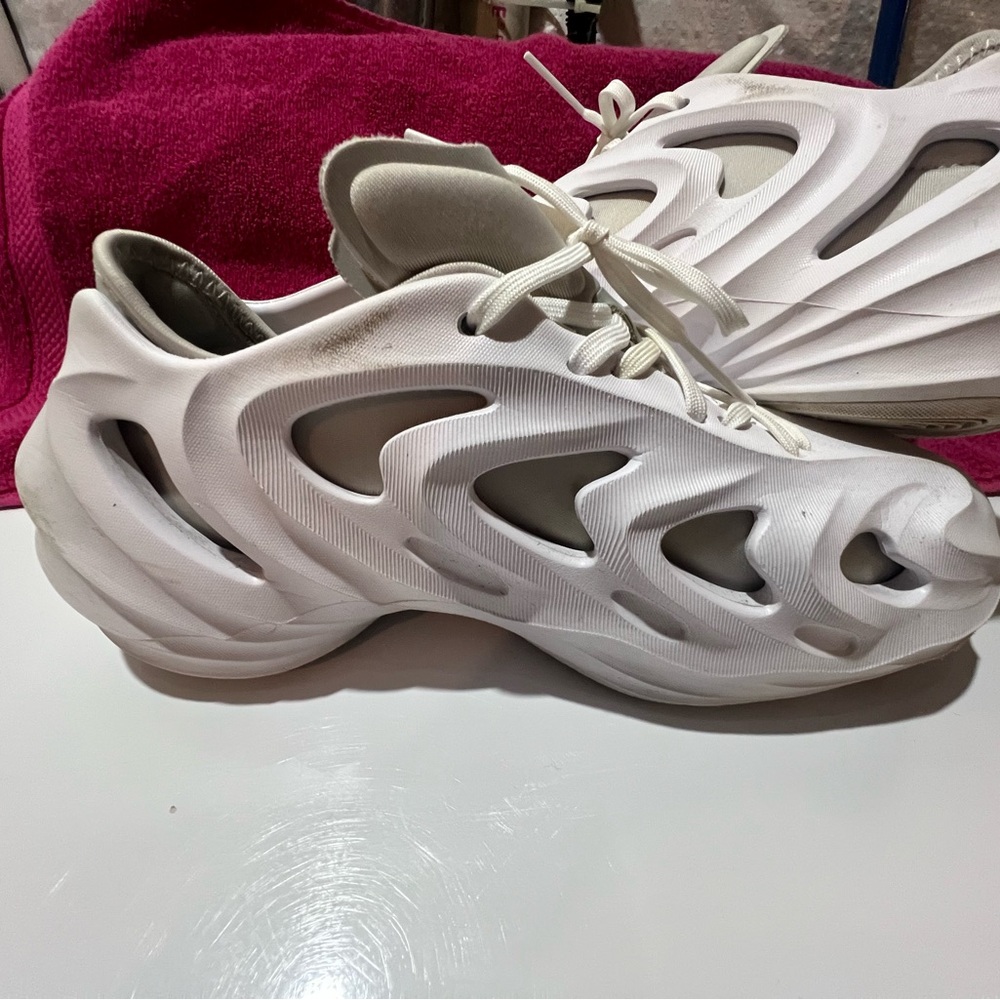 adidas White and Gray Sneakers